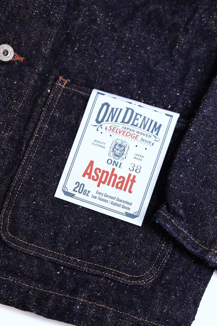 ONI03502-Asphalt 20oz Asphalt Denim Coverall-One Wash-38,, medium image number 2