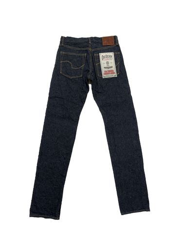 ONI246CCD-GOLV 15oz Crushed Concrete Denim Weft: Grayish Olive Kabuki Selvedge Neat Straight,, small image number 5