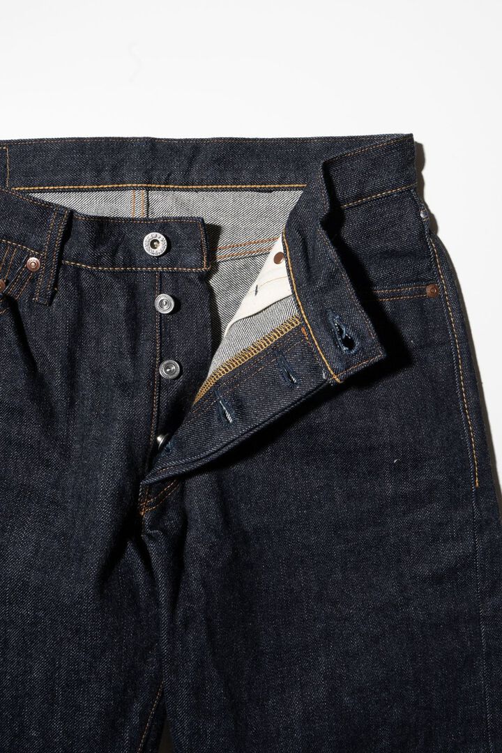 M1803 (001) 17oz Heavy Gauge Jeans / Straight-One Wash-29,, medium image number 4