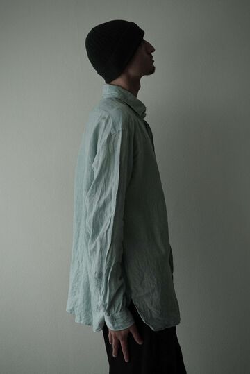 【CAPERTICA】CAP710SH12 Sunny Dry Linen / F/F Shirts,OFF BLACK, small image number 21