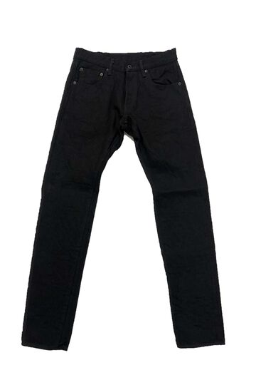ONI622CCD-BKBK 15oz Crushed Concrete Denim Black x Black Kabuki Selvedge  Relax Tapered,, small image number 7