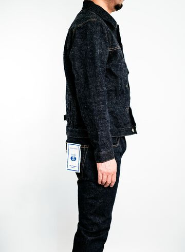 Oni 01507DIZR 20oz Dark Indigo Secret Denim 1st Type Jacket-One Wash-38,, small image number 3