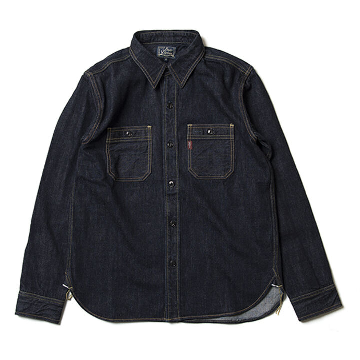 D5335 14oz denim work shirt-48,, medium image number 0