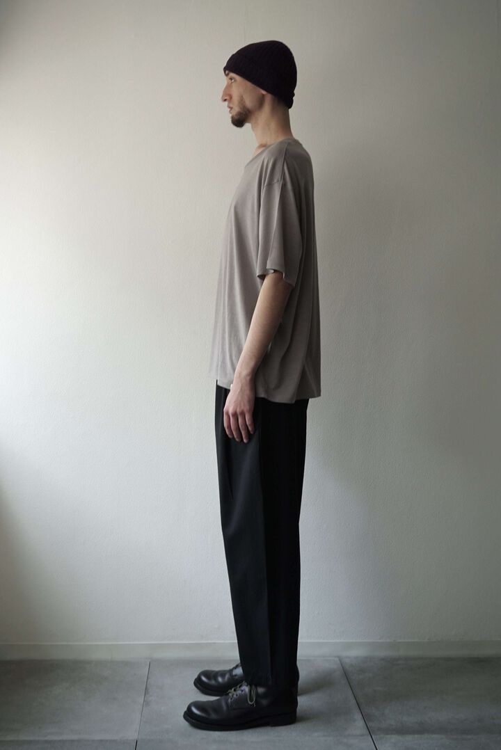 【CAPERTICA】CAP708PT15 Super100s Washable Wool Tro / P/T Easy Pants,BLACK, medium image number 1