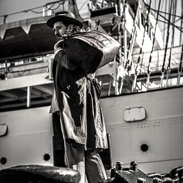 VS-261L LEATHER TRAVEL BOSTON BAG - Brown,BROWN, small image number 8