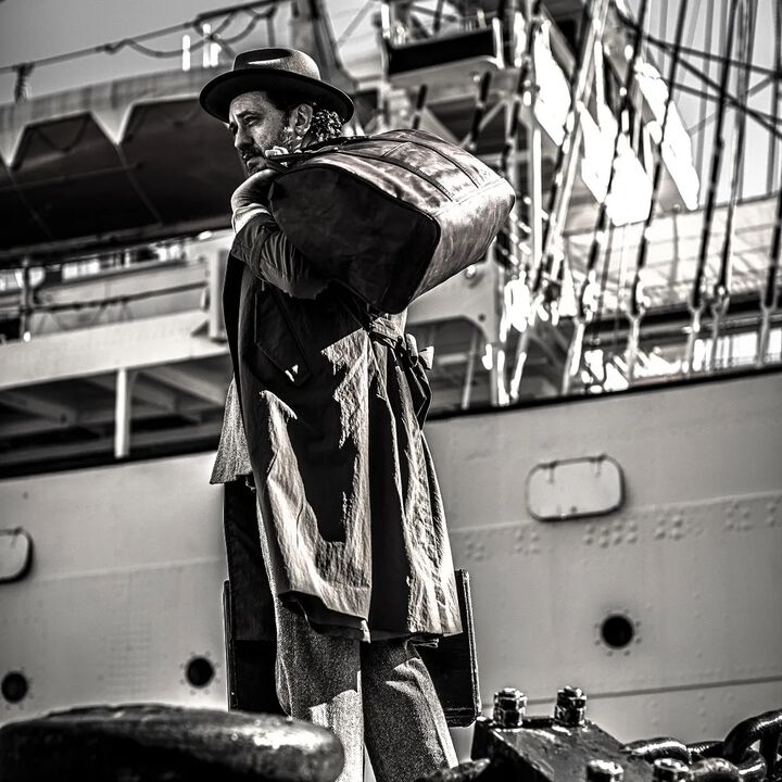 VS-261L LEATHER TRAVEL BOSTON BAG - Brown,BROWN, medium image number 8