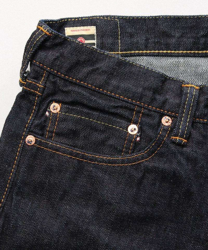 【SPERONE】Zipper Denim Pants 0106SPZ Going to Battle Label narrow tapered (zip fly) «28in ~ 36in»