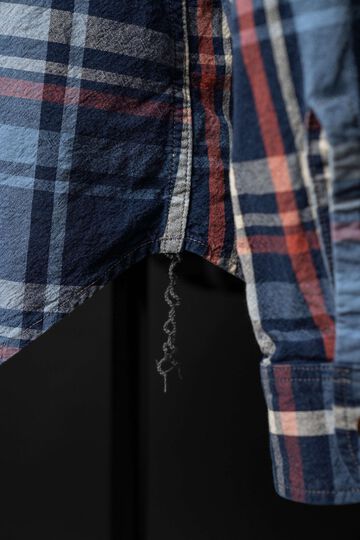 MS012G INIDIGO CHECK SHIRT,02, small image number 21