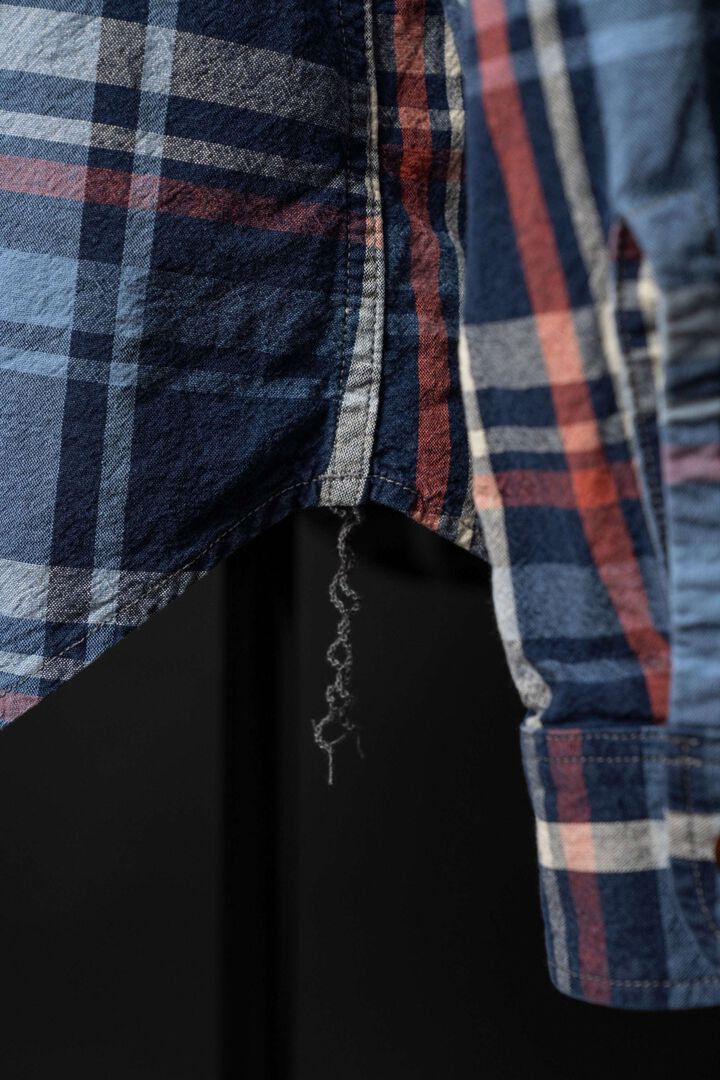 MS012G INIDIGO CHECK SHIRT,02, medium image number 21