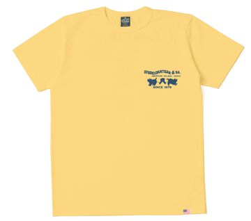 8153 USA Cotton Standard Print T-Shirts,WHITE, small image number 4