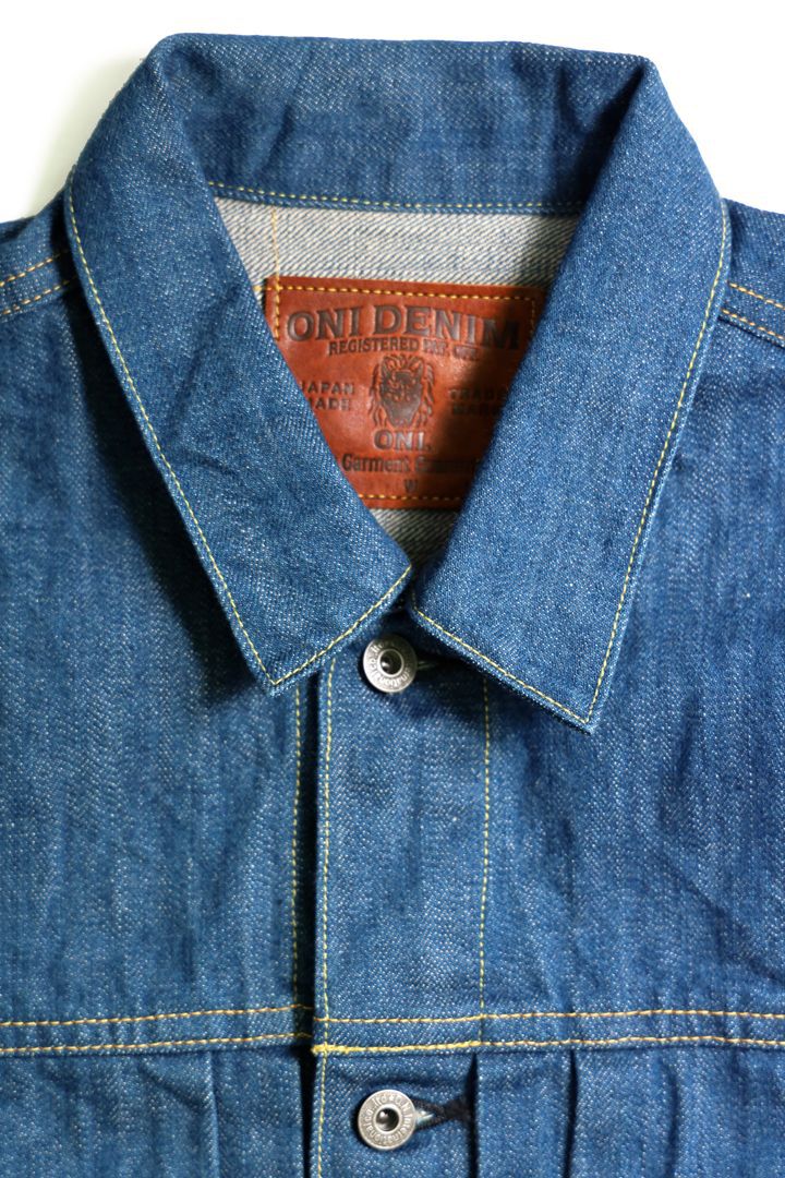 ONI02516P-OFBD 13.7oz Old Faded Blue Denim TypeⅡ Jacket,, medium
