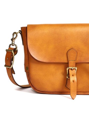 VS-249L LEATHER POSTMAN MINI SHOULDER BAG (MustardCamel),, small image number 3