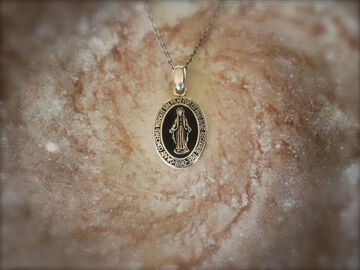 17AAS-105 Small Mary Necklace -Onyx-,, small image number 0