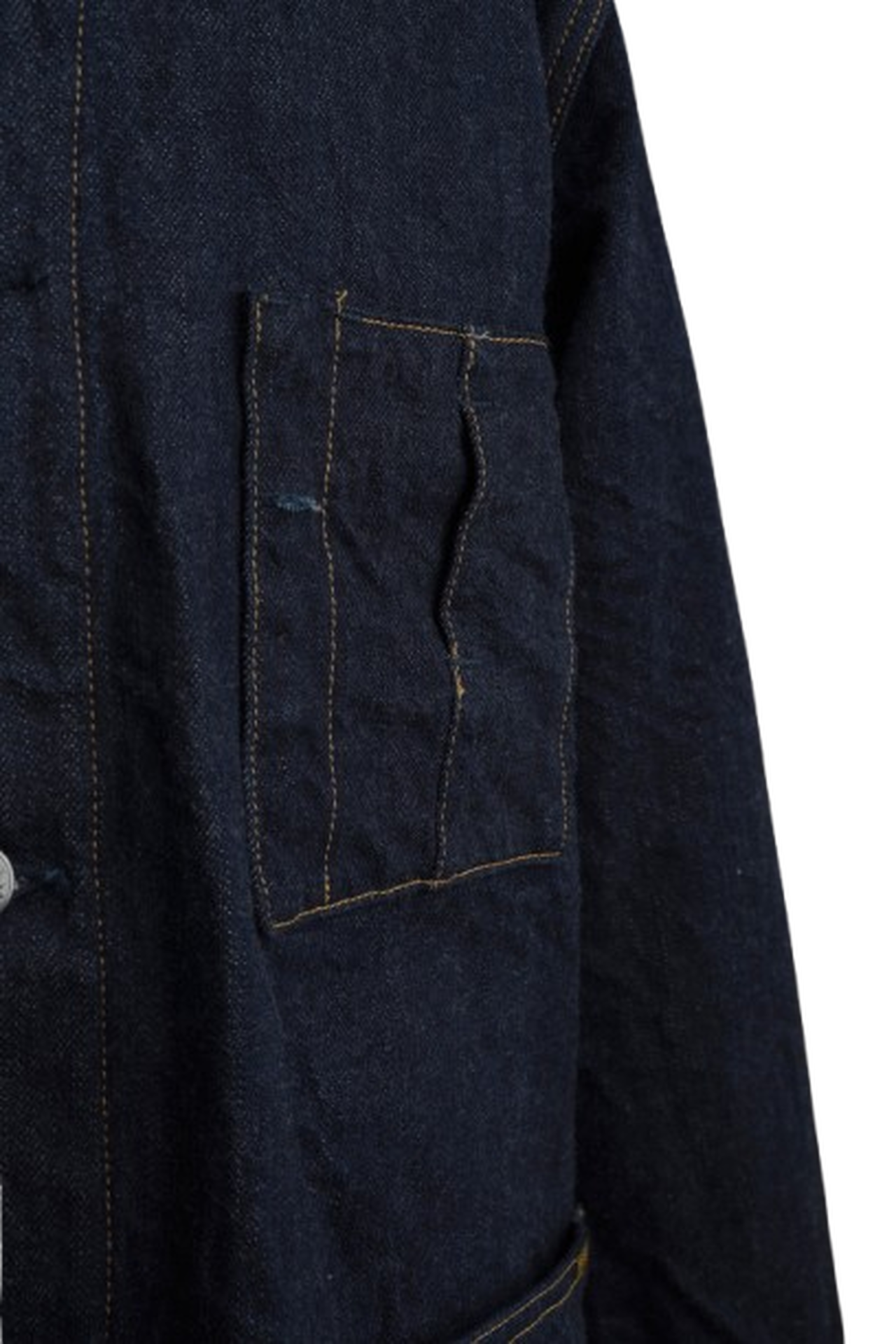 XX604 (001) 12oz Natural Indigo Selvedge Denim – Coveralls, 100
