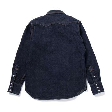 D5571 14oz denim western shirt,, small image number 1