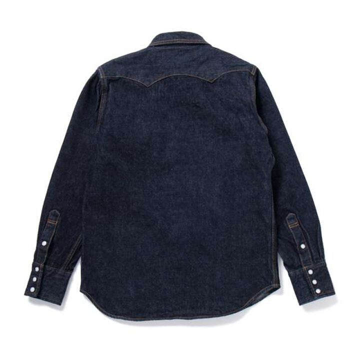 D5571 14oz denim western shirt,, medium image number 1