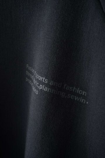 【vleed prologue】VL-003 Multi High Function Double Knit / Raglen Sweat,SUMIKURO x BLACK, small image number 6
