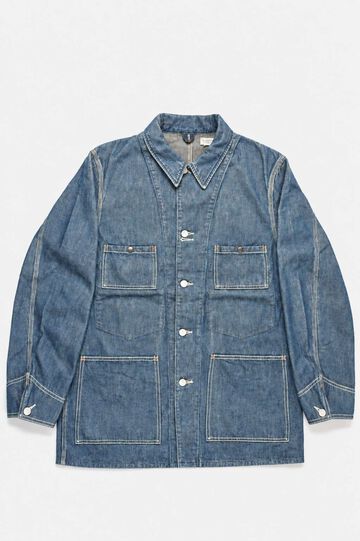 Lot. 888 10oz Military Denim Coverall (Used wash),, small image number 0