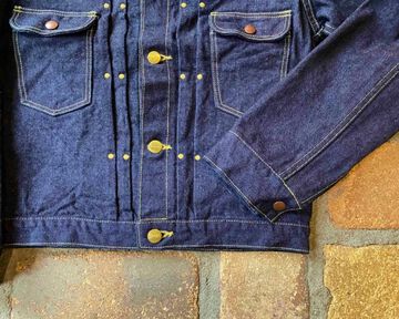 GZ-111MJ-0301 JEAN JACKET GZ111MJ - 16OZ Left-woven,, small image number 4