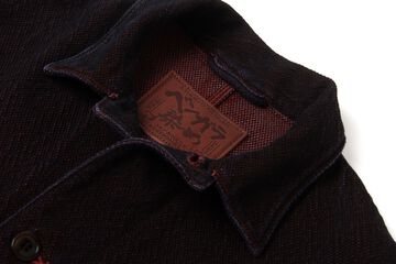 【Pre-Order】4670 13oz Bengara-dyed Sashiko Coverall,RED, small image number 2