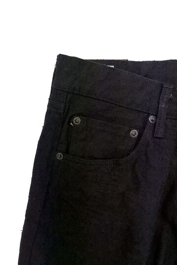 ONI622CCD-BKBK 15oz Crushed Concrete Denim Black x Black Kabuki Selvedge  Relax Tapered,, small image number 4