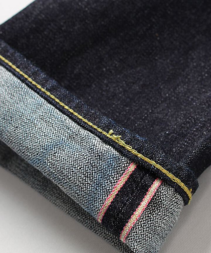 15THB09 15.7oz Deep Blue Broken Selvedge Denim Classic Straight Jeans-One Washed-29,, medium image number 5