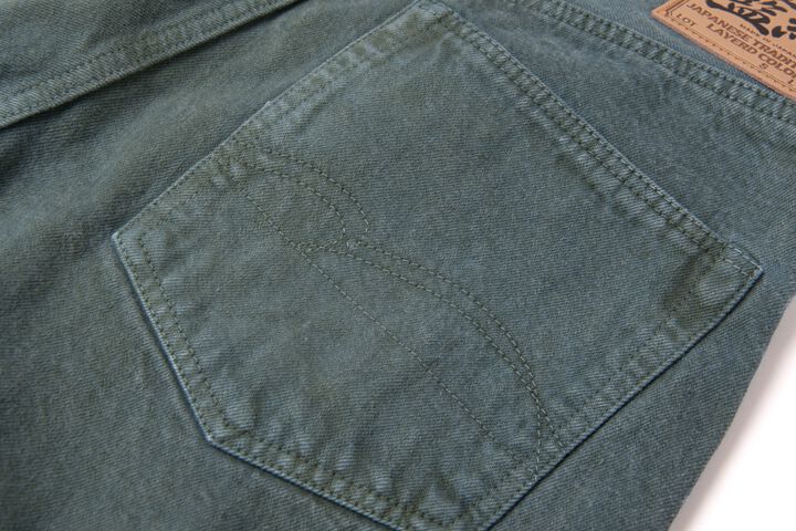 【Pre-Order】D1944 14oz Indigo Green Jeans Regular Straight,, medium image number 6