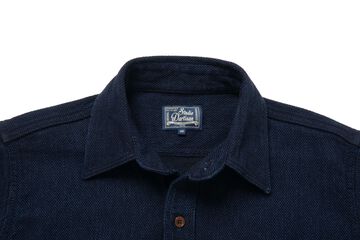 5713 Heavy Weight Sashiko Shirts,LIGHT INDIGO, small image number 4