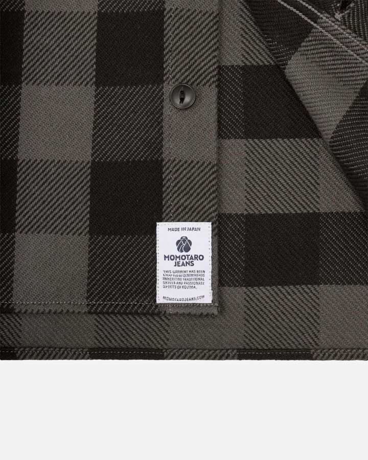 MMLS6002 BLOCK CHECK L/S SHIRT,NAVY, medium image number 12