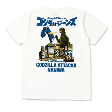 GZ-016 GODZILLA Collab T-shirts,WHITE, small image number 1