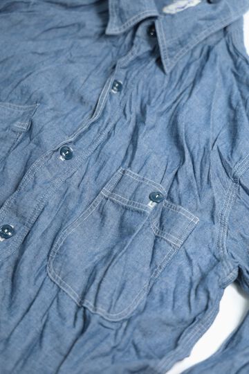 01-8070-84 CHAMBRAY WORK SHIRT,, small image number 4