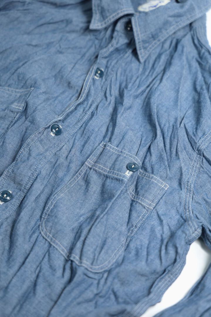01-8070-84 CHAMBRAY WORK SHIRT,, medium image number 4