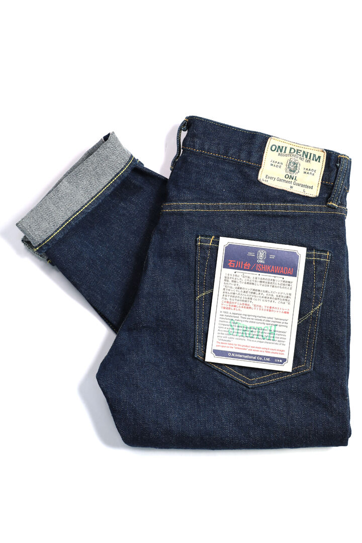 ONI121S-Ishikawadai Stretch Ishikawadai Stretch Denim Relax Tapered,, medium