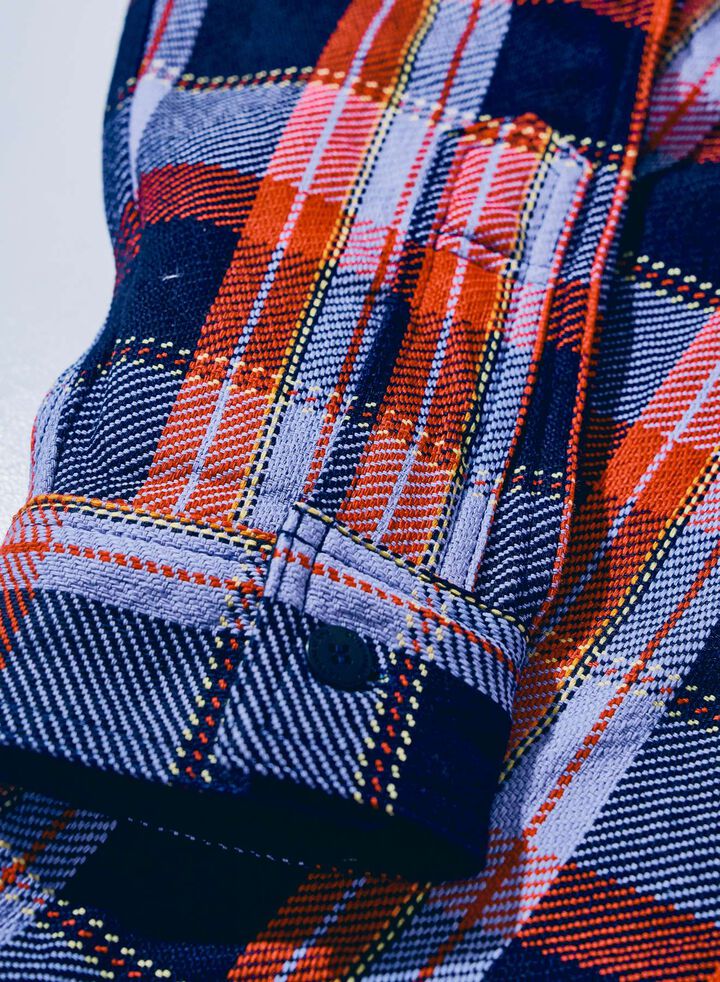 SIN25-01 Heavy Indigo Flannel,PINK, medium image number 9