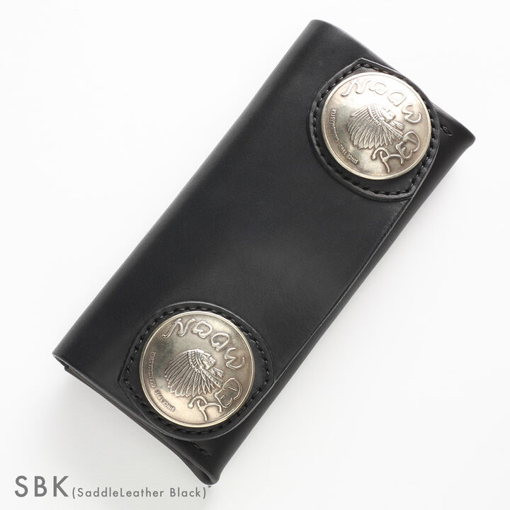 PAILOT RIVER PR-NNV-GM (REDMOON) Long Wallet PR-NNV-GM (SaddleLeather Black, SaddleLeather DarkBrown, SaddleLeather Natural),SADDLELEATHER DARKBROWN, medium image number 1