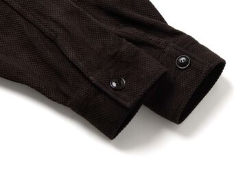 4604 Amami Mud Dyed Jacquard Jacket,BROWN, small image number 6