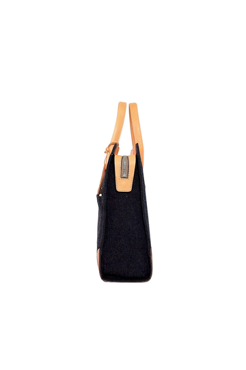 K-3 Selvedge Denim Business Bag-DENIM x Vegetable Tanned Leather,DENIM x Vegetable Tanned Leather, small image number 2