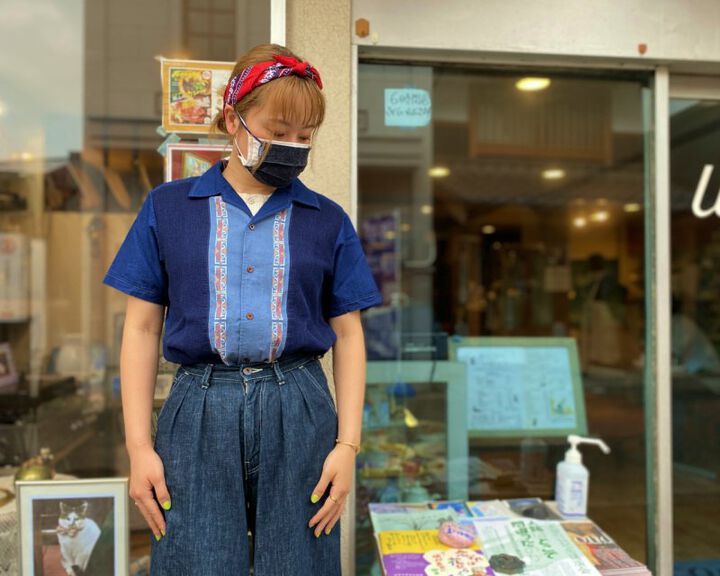 GZ-ITLS-0407 Italian Collar S/S Shirts D.ID-LIGHT INDIGO-4L,LIGHT INDIGO, medium image number 9