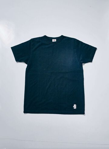 SJST26-106 Aged Cotton Inlay Loopwheel Tee "Pull Against The Current",PURPLE, small image number 2