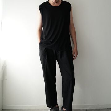 【CAPERTICA】CAP706CS29 Washable Wool Tank Top-EBONY-1,EBONY, small image number 25