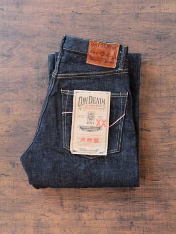 ONI-022NIXX-SV 15.5oz Natural Indigo XX Relax Straight with Selvege Arcuates,, small image number 4