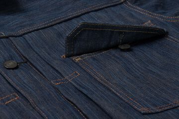 D4615 15oz Awa Sho-ai Kakishibu Denim Jacket,, small image number 9