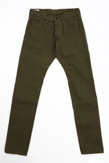ONI-612-OLOL 12oz Olive warp and weft,  Selvedge Denim Relax Tapered-One Washed-29,, small image number 7