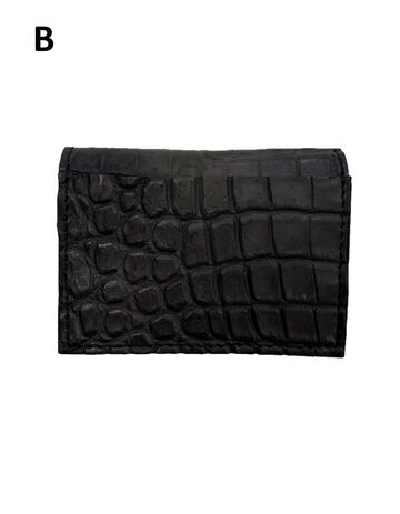 【ISTINTO x COLINA exclusive item】Handmade Leather &times; Croco/ Miniwallet,, small image number 1
