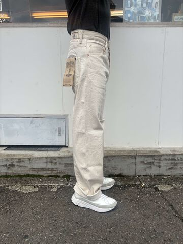 ONI200-ECRU 12.4oz Organic Cotton Selvedge Denim Wide Straight,, small image number 3