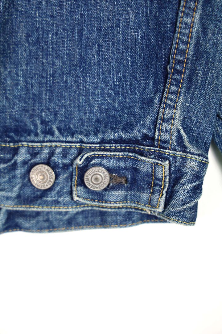01-6002 2nd type 50's denim jacket Used Wash (2 YEAR WASH),, medium image number 3