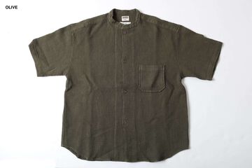 BR-26203 OVERDYE SHIRT JACKET (BLACK,BEIGE,OLIVE),BLACK, small image number 1
