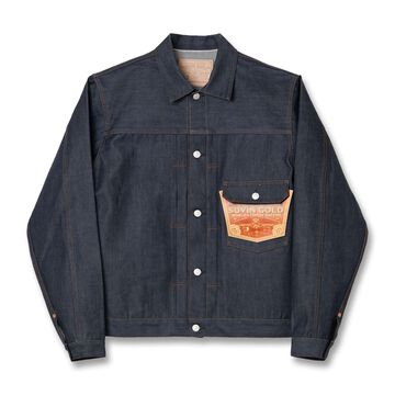 D4646 15oz Suvin Gold Denim Jacket,, small image number 0