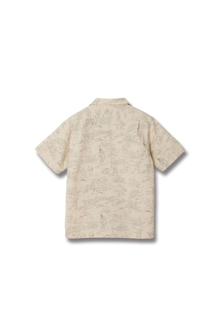 【Pre-Order】5736 Choju Open-Collar Shirts,IVORY, medium image number 1
