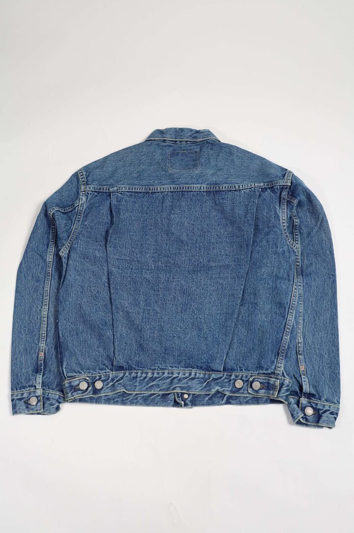 01-6002 2nd type 50's denim jacket Used Wash (2 YEAR WASH),, medium image number 1